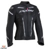 Geaca (jacheta) femei pentru scuter - motocicleta Racing/Roadster Ixon vara model Striker AIR WPL LS culoare: negru/alb Negru/alb S