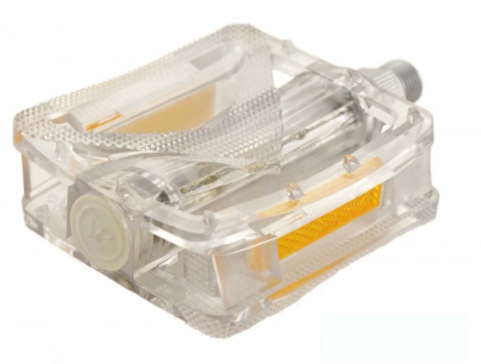Pedale VP Policarbonat Transparent 87x112mm 414gr Cod:421510540RM