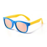 Ochelari de Soare pentru Copii cu Protectie UV - Techsuit (D802) - Blue / Pink