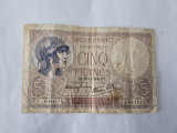 Franta 5 Francs 1940