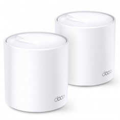 TP-Link AX1800 whole home mesh Wi-Fi 6 System, Deco X20(2-pack); Wireless Standards: IEEE 802.11a/n/ac/ax 5GHz, IEEE 802.11b/g/n/ax 2.4GHz, Signal Rat