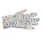Manusi gradina din bumbac, inflorate, Strend Pro Avocet, puncte PVC pe palma