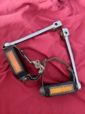 2 pedale cu brat bicicleta PEGAS perioada Comunista,pedale bicicleta Pegas veche