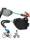 Fr&acirc;nghie de remorcare pentru bicicletă, fr&acirc;nghie de tracțiune pentru biciclete de copii 2.5 m, sistem de remorcare pentru bicicletă, retractabil pentr