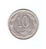 Moneda Chile 10 pesos 1978, stare buna, curata