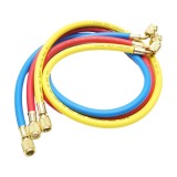 Set furtunuri pentru &icirc;ncarcare freon R-410A, 90 cm, 3 culori