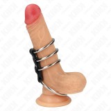 Kink Ring Power-4 Inele Metalice pentru Penis 3.7 cm P&acirc;nă la 5