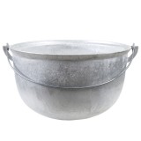 Ceaun tuci aluminiu alimentar 17L fund rotund Zilan EXT 8073