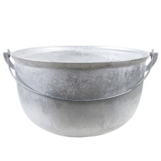 Ceaun tuci aluminiu alimentar 17L fund rotund Zilan EXT 8073 foto