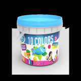 Set plastilina Lovin&#039;Do, 10 culori, albastru, Okto