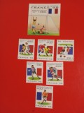 TOGO, FOTBAL FRANȚA 98 - COLIȚĂ + SERIE COMPLETĂ MNH, Nestampilat
