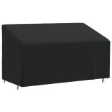 Cumpara ieftin Husă banchetă cu 3 locuri, negru, 175x85x68/94 cm, Oxford 420D