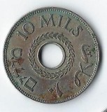 Moneda 10 mils 1935 - Palestina