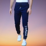 Pantaloni trening barbati bleumarin