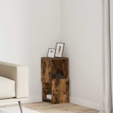 VidaXL Dulap de colț Alb 25,5x25x55cm Lemn compozit 889825