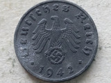 GERMANIA NAZISTA-1 REICHSPFENNIG 1942, Europa, Zinc