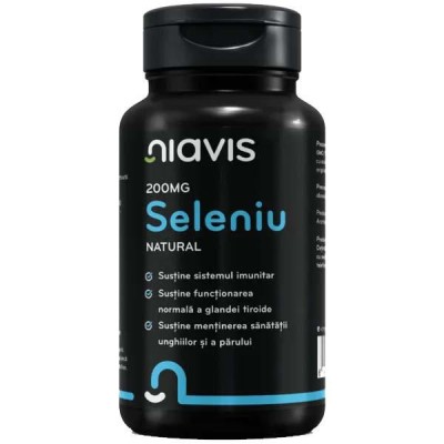 Seleniu Natural 200 mcg 60 capsule Niavis foto