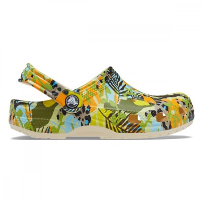 Saboti Crocs Classic Far Out Clog Kids Bej - Vanilla/Multi foto