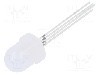 Dioda LED, 8mm, RGB, {{Luminozitate}}, 7,5/8/8mA, 3...15V, OPTOSUPPLY - OSTAMC8162A-VV