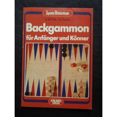 BACKGAMMON FUR ANFANGER UND KONNER - G.W. FINK foto