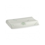 Perna Ergonomica Memory Aloe Vera, 42x72x12 cm, sustinere ortopedica, husa detasabila, lavabila la 40&deg;C
