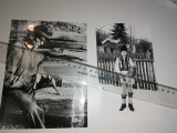 LOT 2FOTOGRAFII ALB NEGRU ARTIST POPULAR / COLINDATOR -FILDU DE SUS