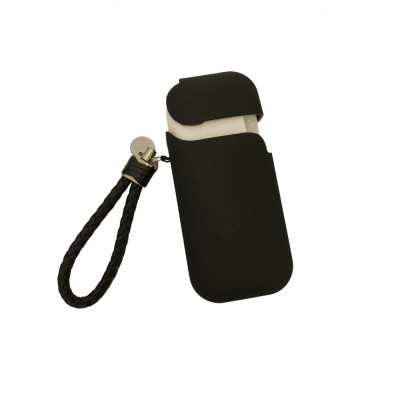 Husa flippy pentru iqos 2.4 plus, capac de protectie, anti soc si zgarieturi, full body, din plastic cu agatatoare, 11.5 x 5 x 2.3 cm, negru foto