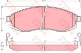 Set placute frana,frana disc MITSUBISHI L 200 (K7, K6) (1996 - 2007) TRW GDB3124