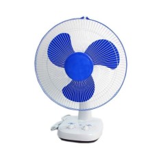 Ventilator de birou elSales ELS-VB12 , diametru 12 inch - 30 cm , timer reglabil , alb/albastru