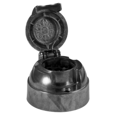 Priza remorca aluminiu 7 poli Carpoint 12V - Blister Garage AutoRide foto