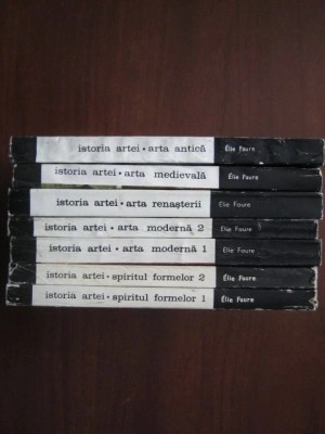 Elie Faure - Istoria artei ( 7 vol. ) foto