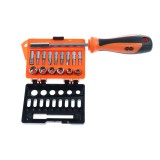 Set surubelnita si 15 accesorii de insurubare, Holzer 557216