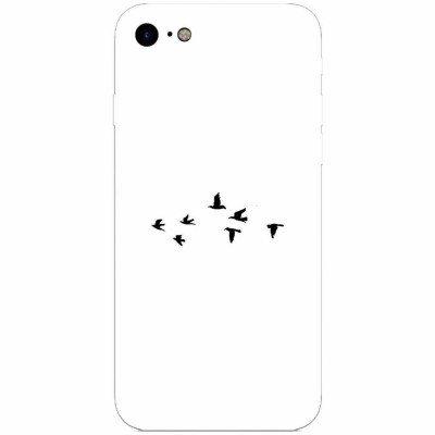 Husa silicon pentru Apple Iphone 6 Plus, Birds foto