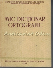 Mic Dictionar Ortografic foto