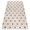 Covor FLUFFY 2370 shaggy puncte - kr&eacute;m / antracit, 120x170 cm