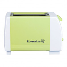 Prajitor de paine Hausberg HB-150VR, 750 W, 2 felii .Grad de rumenire variabil,Verde foto