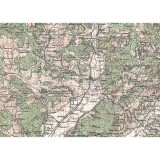 Harta Ramnicu Valcea si imprej., British Army, 1943, 50x70cm, repro