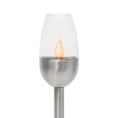 Lampa solara de gradina Home MX816, display de 12 buc., plastic, 1 LED alb cald, pentru exterior ?i interior foto