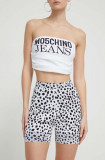 Cumpara ieftin Moschino Jeans pantaloni scurti femei, modelator, high waist