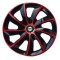 Set 4 Capace Roti 17 inchi, Stig Red, Compatibile Cu Fiat