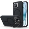 Husa iPhone 15 Plus ESR Cloud Soft HaloLock Kickstand, negru