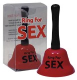 Clopotel Ring for Sex Orion Metal Rosu 14 cm, Jucarie Erotica Cadou Petrecere Burlaci