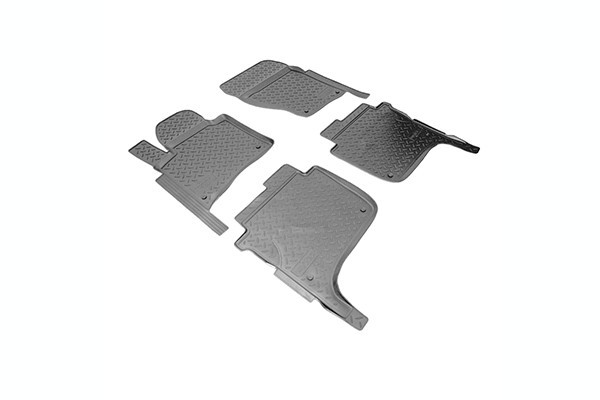 SET COVORASE AUTO CAUCIUC FIT VOLKSWAGEN TOUAREG (2010-2018) PORSCHE CAYENNE II (2010-2018) - 4 PCS