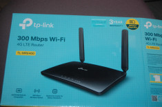 ROUTER 4G / LTE TP-LINK model TL-MR6400 150Mbps download speed - necodat foto