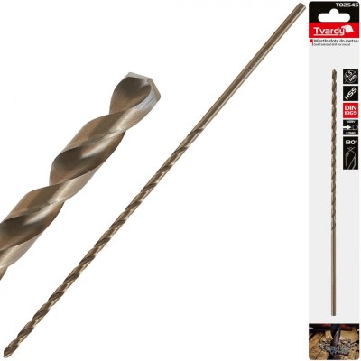 Burghiu HSS pentru metal 4.5 x 235 mm DIN1869, Tvardy T02545 foto