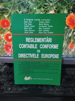 Reglementări contabile conforme cu directivele europene Grigore-Lăcrița 2008 109 foto