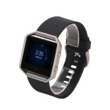 Cumpara ieftin Bratara siliconica Edman pentru Fitbit Blaze, marimea L, Negru