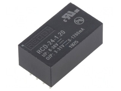 Convertor DC/DC 6-36V la 3-31V 1200mA PCB RCD-24-1.20 foto