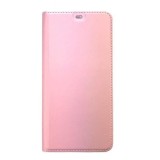 Cumpara ieftin Husa Flip Carte Samsung Galaxy J6 Plus 2018 + Cablu de date CADOU, Roz