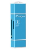 Card Reader iUni Lightning + MicroUSB OTG, Memorie Externa pentru dispozitive iOS si Android, Blue